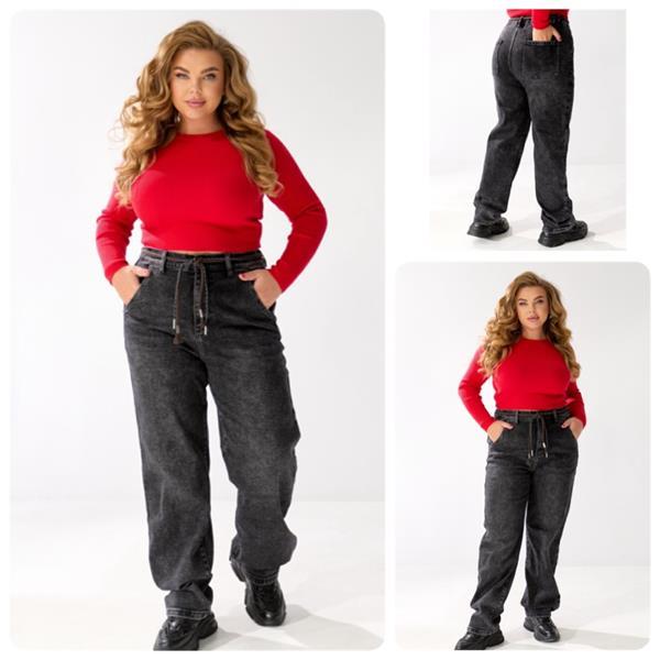 Джинсы Lady N (32-42) 205 grey (зима)