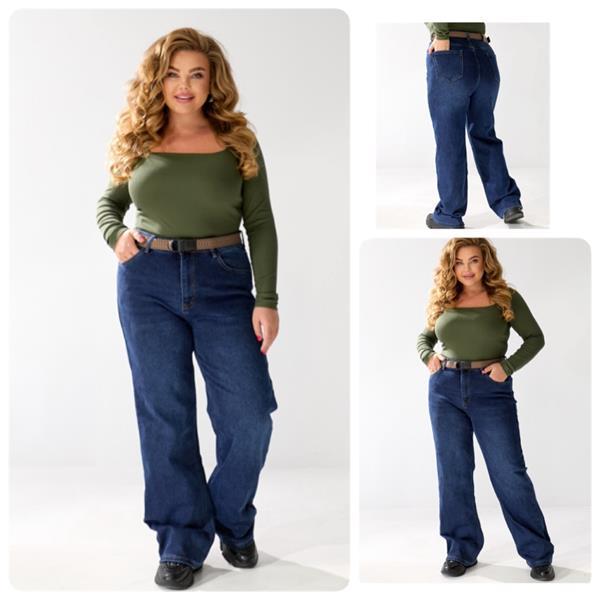 Джинсы Lady N (32-42) 209 blue (зима)