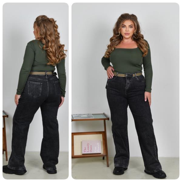 Джинсы Lady N (32-42) 190 grey (деми)