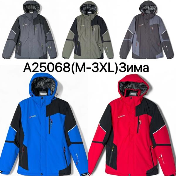 Куртка LeHung (M-3XL) 25068 black (зима)