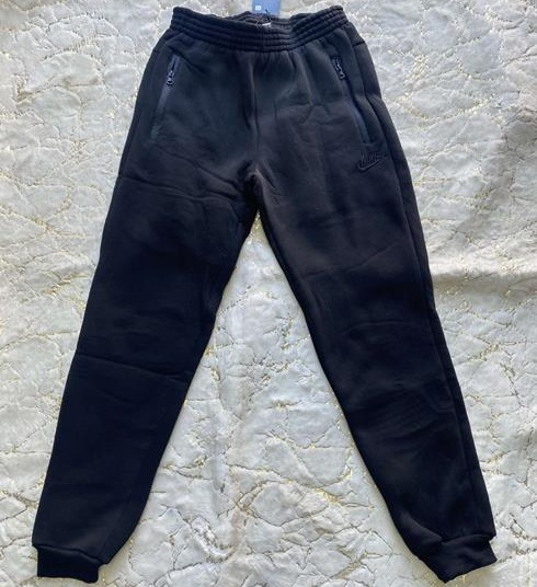 Штаны спорт LeHung (48-56) K65-1 black (зима)