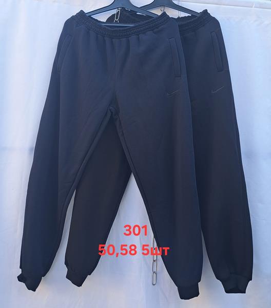 Штаны спорт Peng (50-58) 301 black (зима)