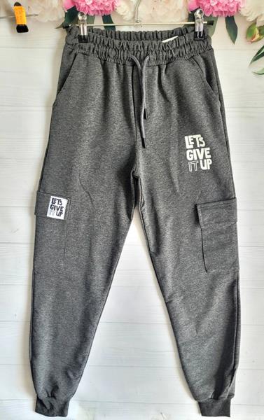 Штаны спорт Miki Maki (13-16) MM445 d.grey (деми)