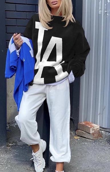 Свитер Aidin-шик шок (one size) 8837 blue (деми)