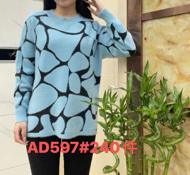 Свитер Aidin-шик шок (one size) AD597 l.blue (деми)