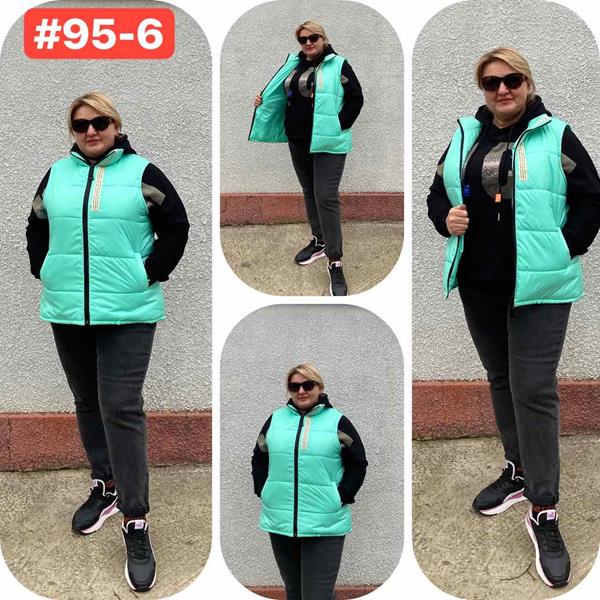 Жилетка Romeo life (52-62) 95-6 l.green (деми)