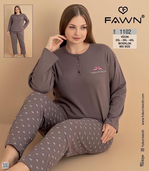 Пижама Romeo life (54-58) 1102 brown (деми)