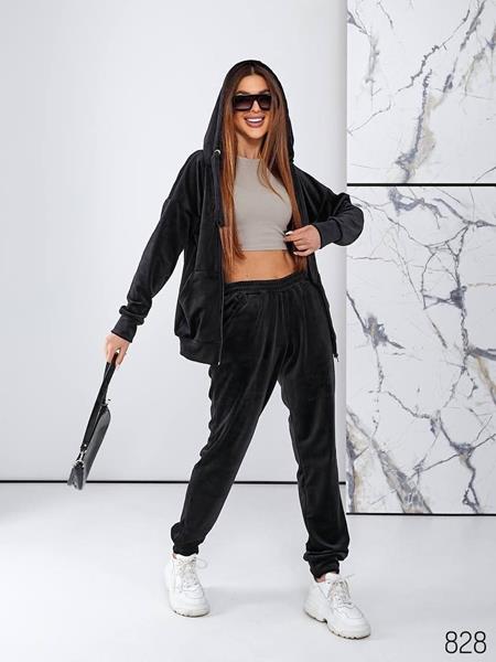 Костюм спорт Romeo life (44-58) 828 d.grey (деми)