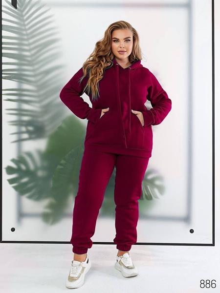 Костюм спорт Romeo life (44-58) 886 wine (зима)