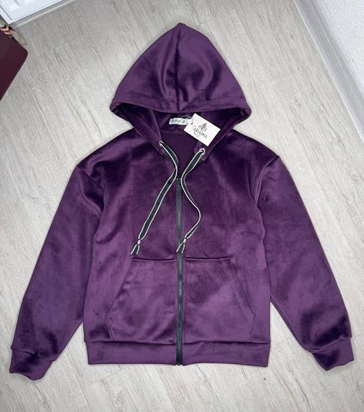 Кофта спорт Arina (42-48) 2490 purple (зима)