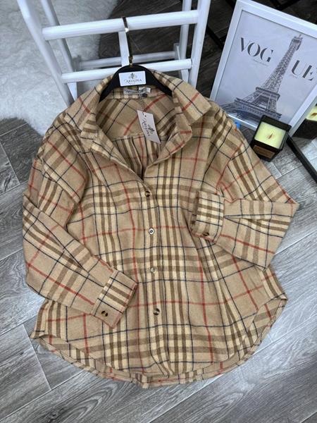 Рубашка Arina (42-52) 8075 beige (деми)