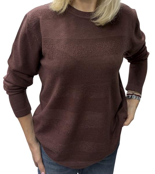 Свитер Elena&Vika (46-54) 25221-1 brown (деми)