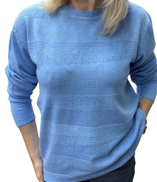 Свитер Elena&Vika (46-54) 25221-1 l.blue (деми)