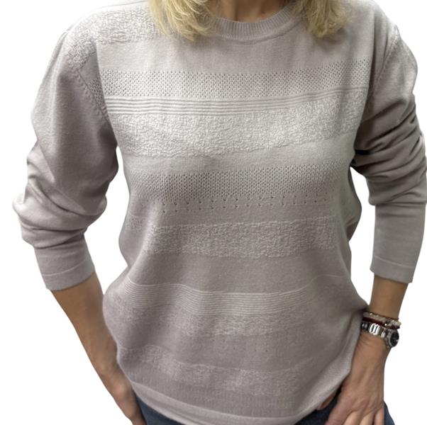 Свитер Elena&Vika (46-54) 25221-1 l.grey (деми)