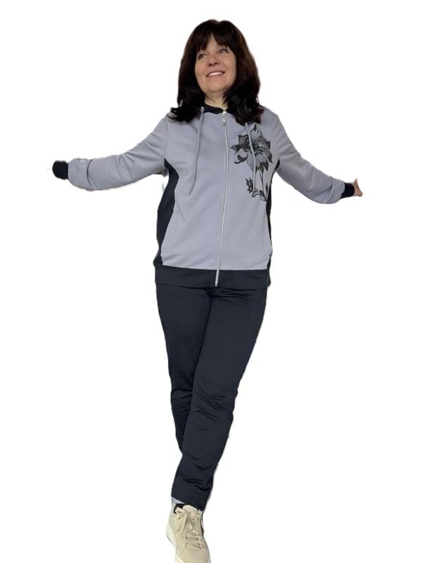 Костюм спорт LIArt (52-58) 883 grey (деми)