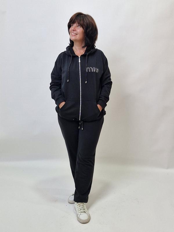 Костюм спорт LIArt (52-58) 816 black (зима)