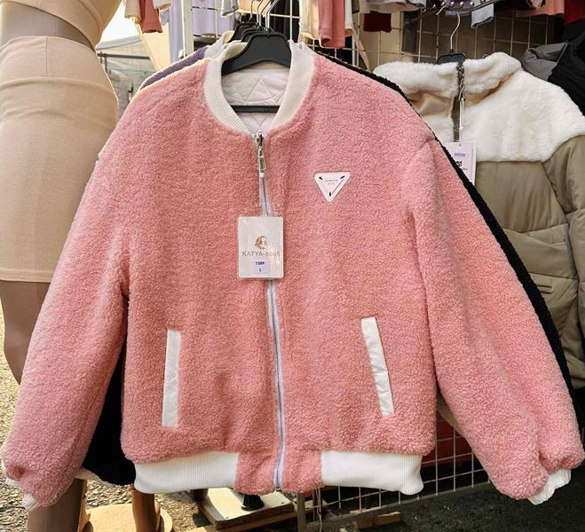 Куртка Katty (M-3XL) 438 pink (деми)