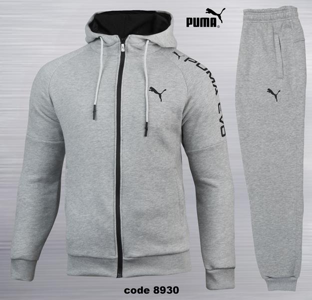 Костюм спорт AZT (S-2XL) 8930-2 l.grey (зима)