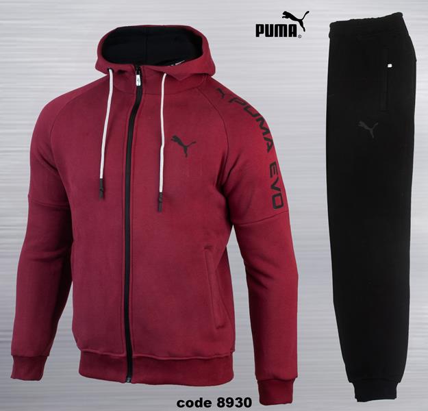 Костюм спорт AZT (S-2XL) 8930-2 wine (зима)