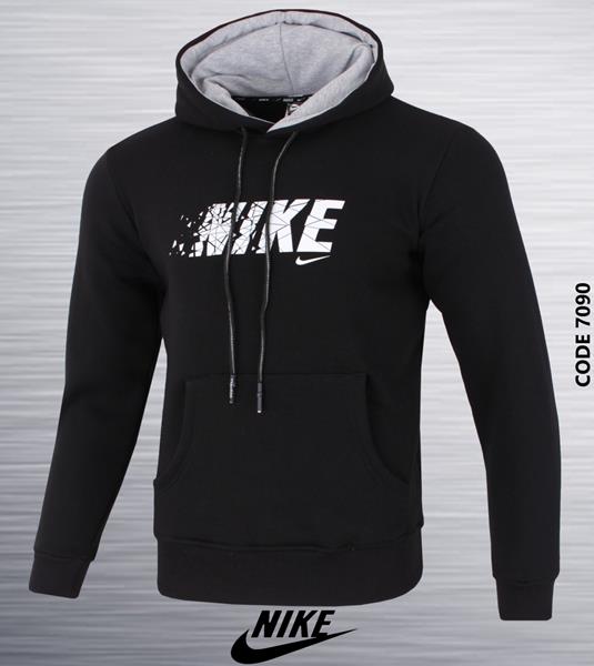 Худи AZT (2XL-6XL) NK7090 black (зима)