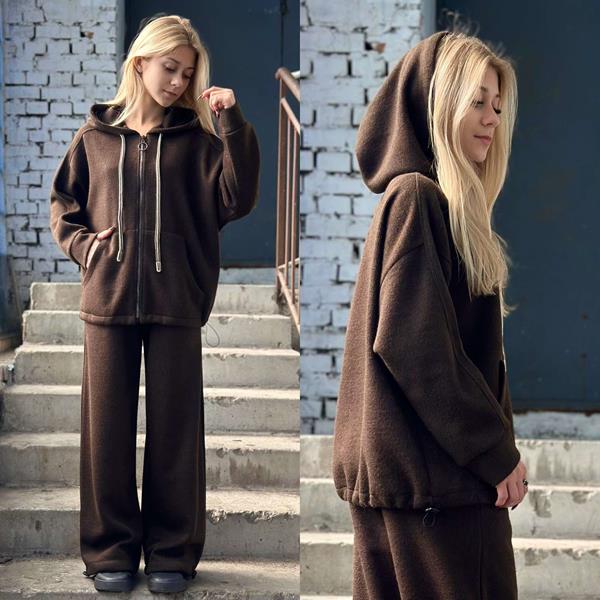 Костюм спорт Karolina (32-42) KR298 brown (деми)