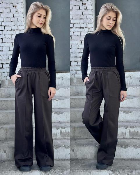 Штаны Karolina (32-42) KR302 brown (зима)