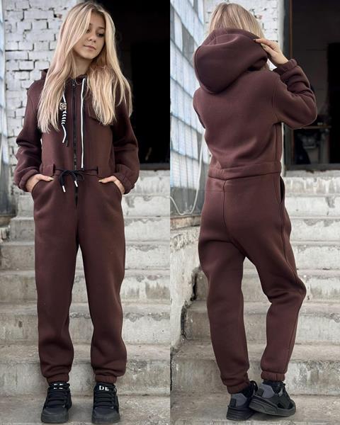 Комбинезон Karolina (32-42) KR325 brown (зима)