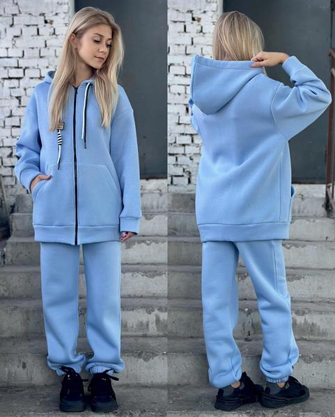 Костюм спорт Karolina (32-42) KR332 l.blue (зима)