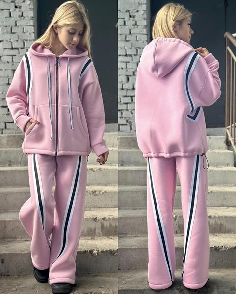 Костюм спорт Karolina (32-42) KR337 pink (зима)