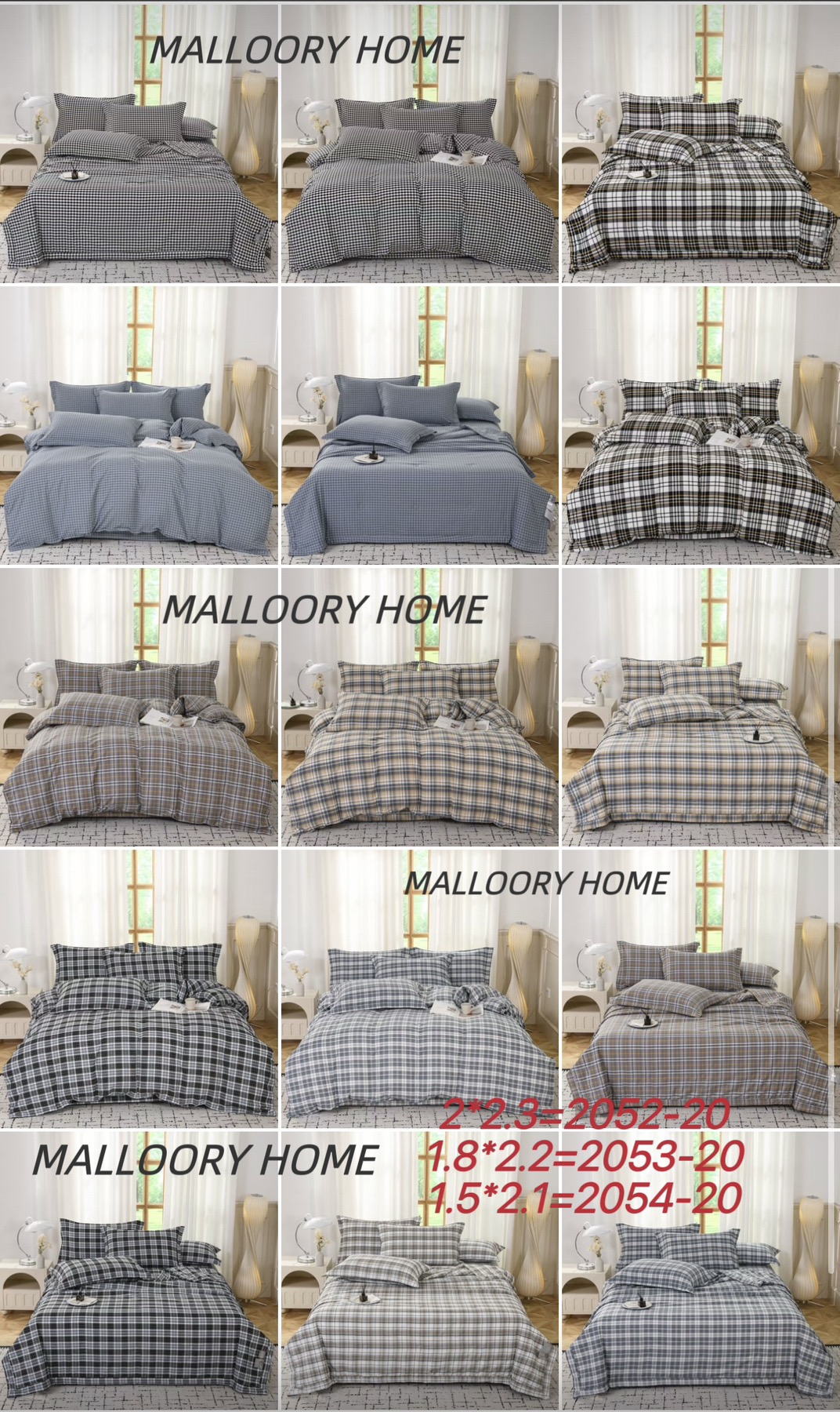 Постельное белье Mallory (200*230) 2052-20 (деми)