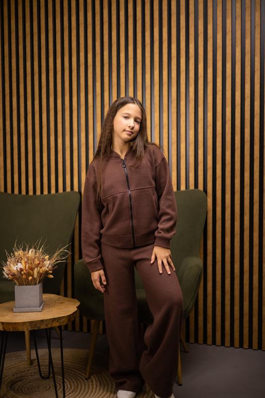 Костюм спорт SunnyTot (128-158) 1518 brown (зима)