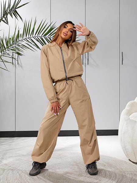 Костюм спорт Deliv (S-XL) 702 beige (деми)