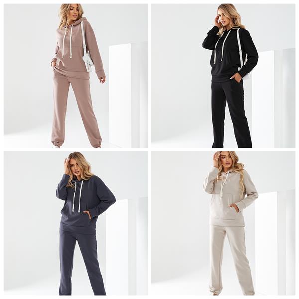 Костюм спорт Deliv (S-L) 801 beige (деми)