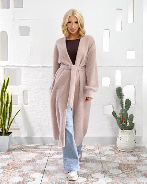 Кардиган Deliv (S-XL) 901 d.beige (деми)