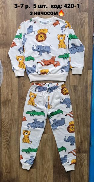 Пижама iBamBino (98-122) 420-1 grey-blue (зима)