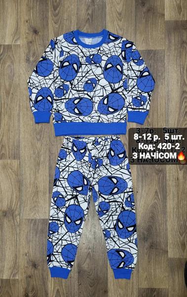 Пижама iBamBino (8-12) 420-2 white-blue (зима)