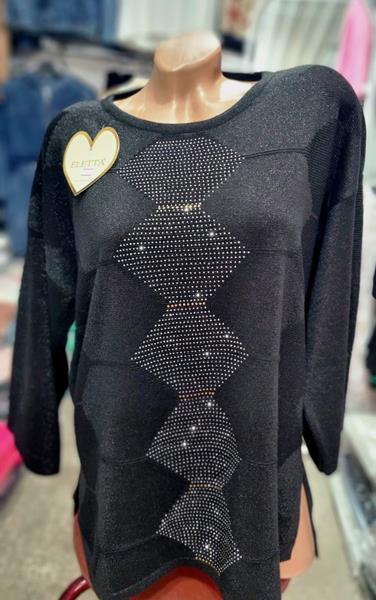 Свитер Julia (52-54) Jl106 black (зима)