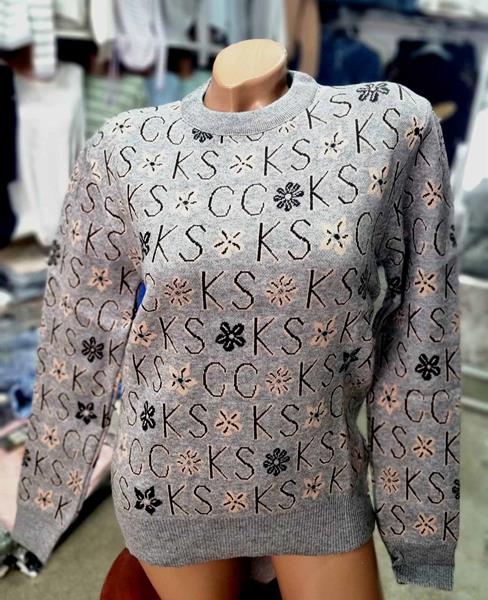 Свитер Julia (48-52) JL67 grey (деми)