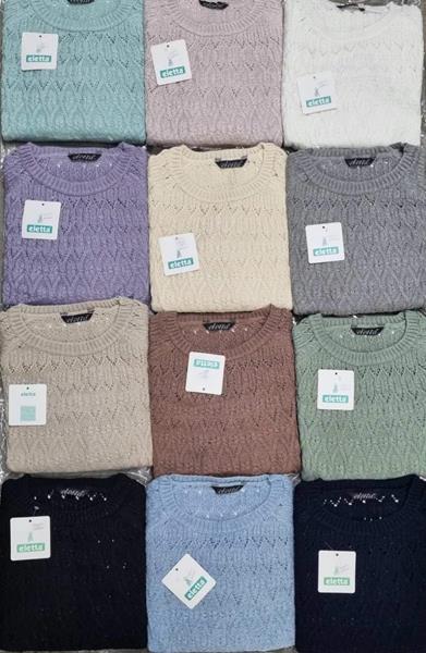 Свитер Julia (46-50) JL80 l.khaki (зима)