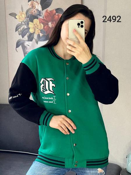 Куртка FSN (42-48) 2492 green (деми)