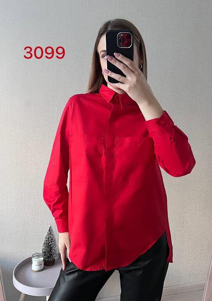 Рубашка FSN (S-XL) 3099 red (деми)