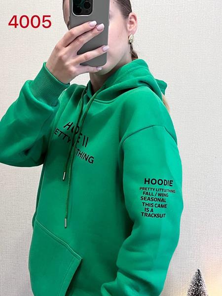 Худи FSN (42-48) 4005 green (зима)