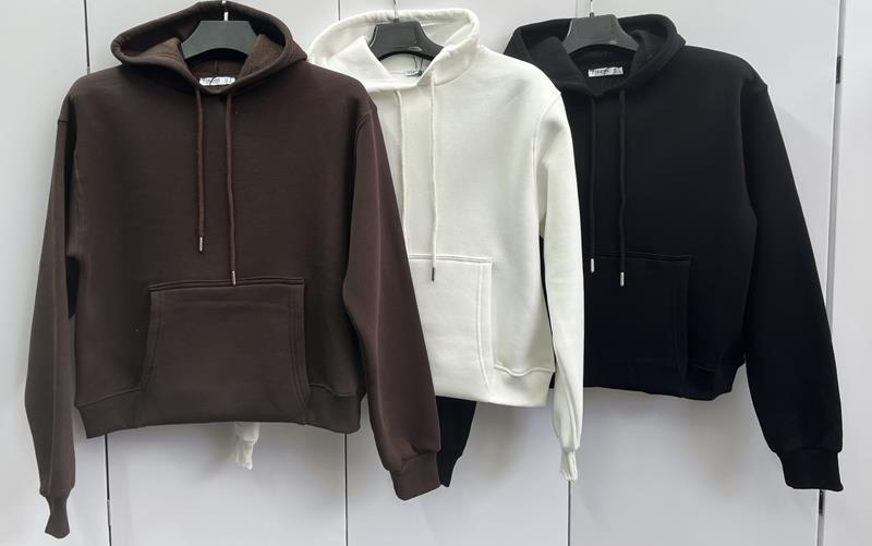 Худи X-Ray (S-L) 10347 white (зима)