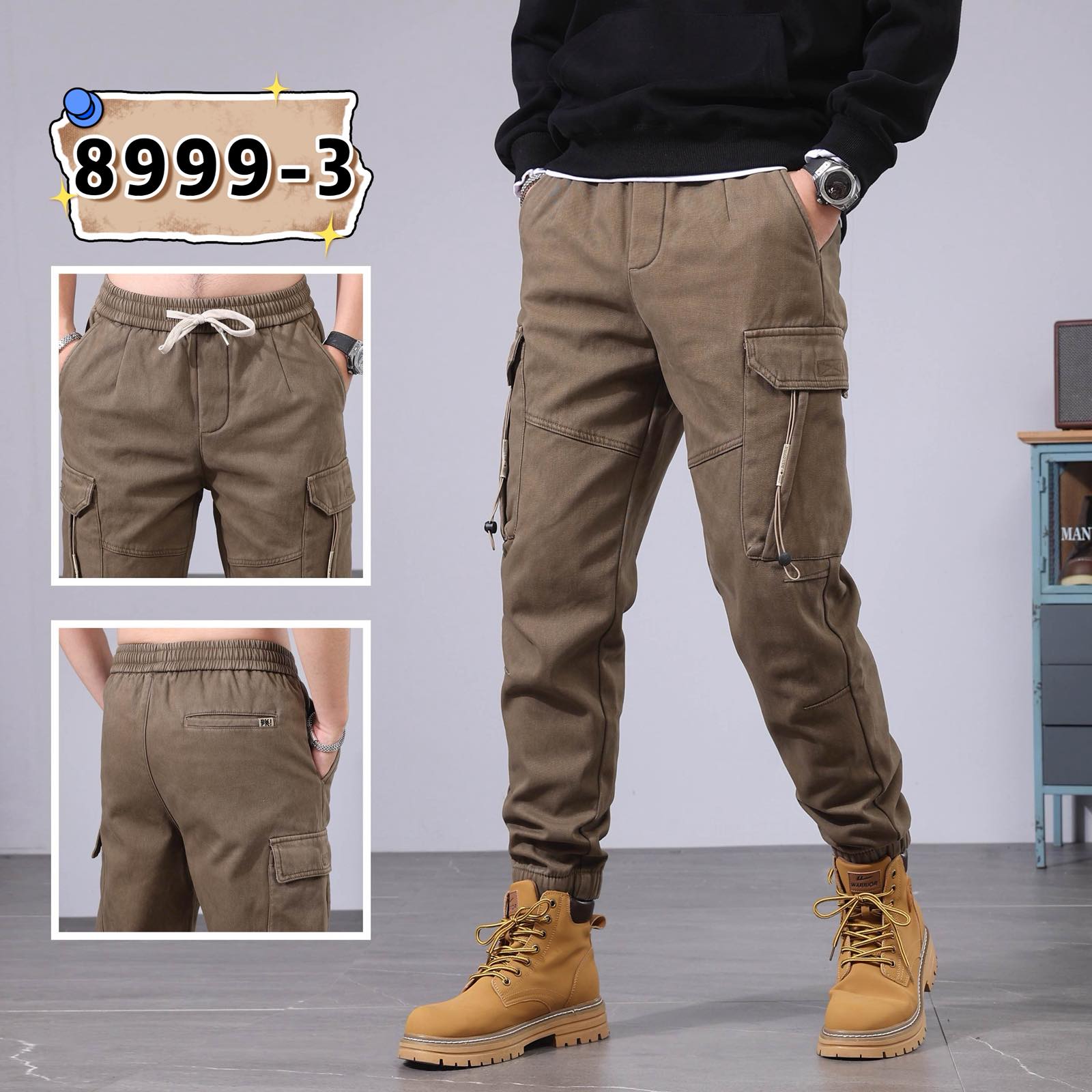 Джинсы God Baron (28-36) 8999-3 brown (зима)