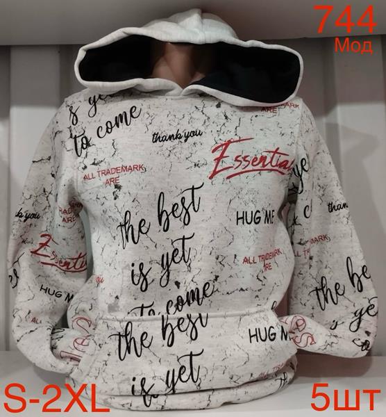 Худи Надийка (S-2XL) ND185-744 beige (зима)