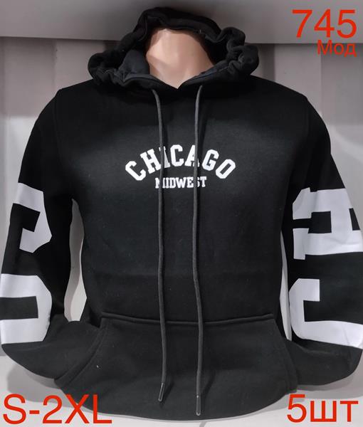 Худи Надийка (S-2XL) ND196-745 black (зима)