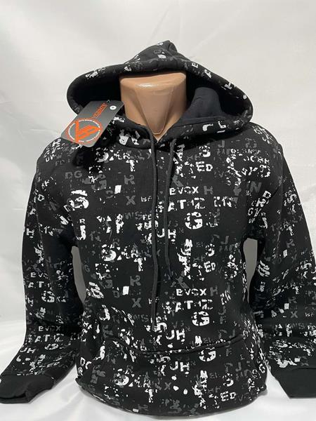 Худи Sabihina (S-2XL) SB1342 black (зима)