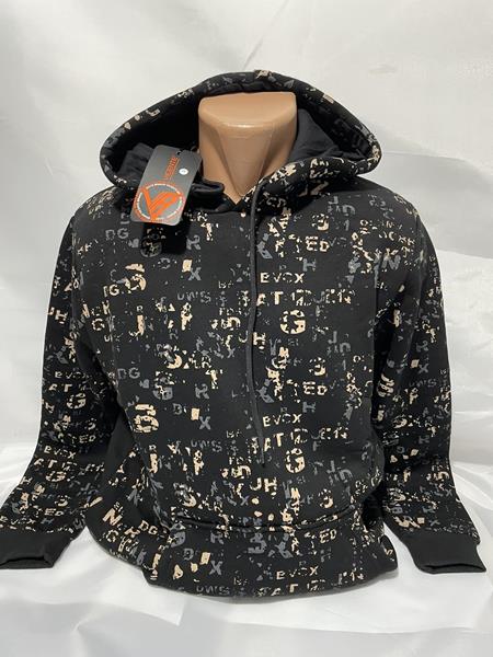 Худи Sabihina (S-2XL) SB1344 black (зима)