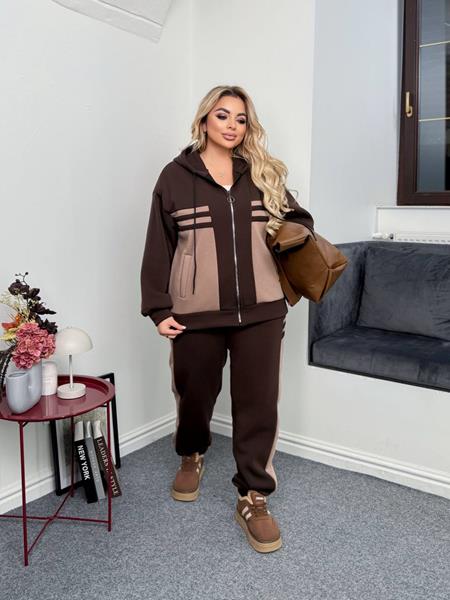 Костюм спорт Seven Zikina (50-60) 940 brown (зима)