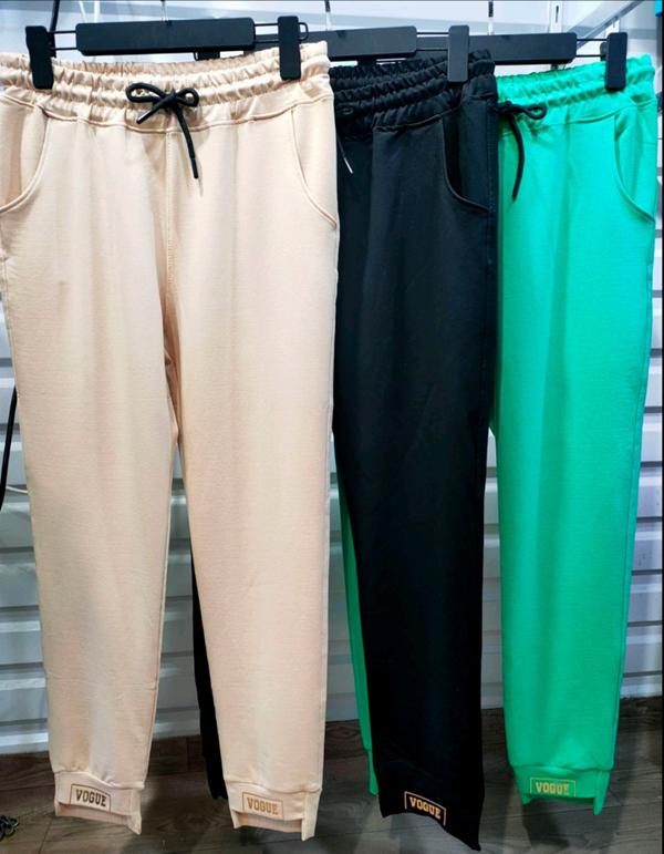 Штаны спорт Acheal (XL-5XL) A153 green (деми)